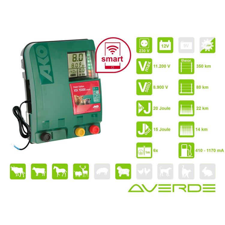 Gjerdeapparat AKO XDi 15000 SMART - Bilde 2