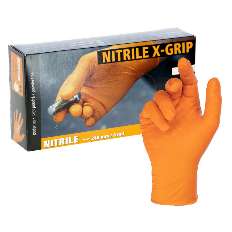 X-grip Engangshansker Nitril str. M